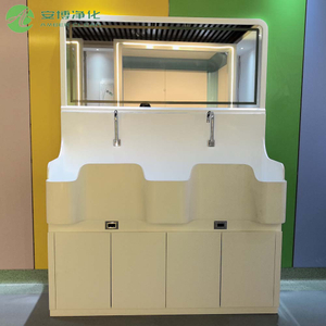 Évier de lavage à la main de la surface solide de Corian pour le laboratoire