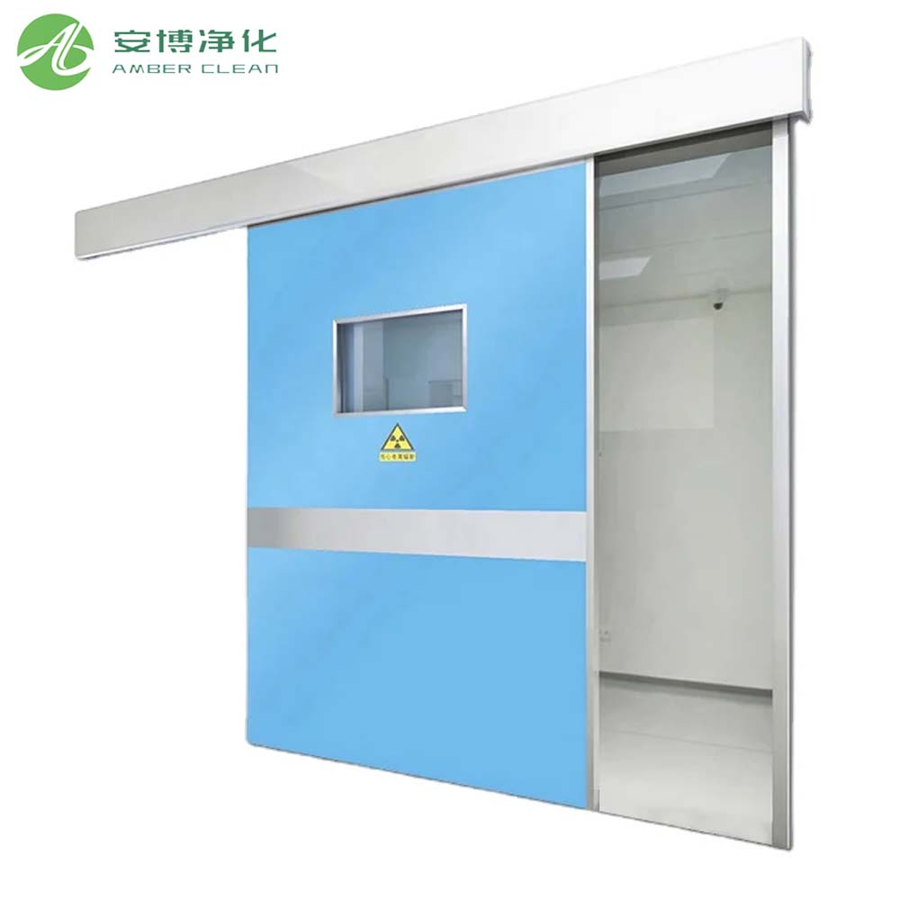 Porte automatique de la salle blanche résistante à la commande du pied 