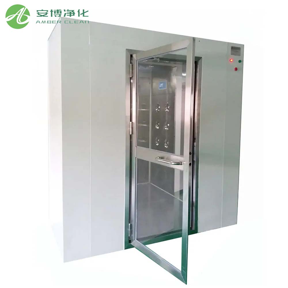 Salle de douche à double air à induction automatique pour l'industrie de la fabrication d'électronique