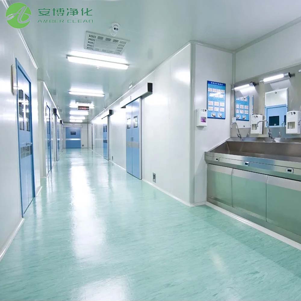 Conception et construction de salle propre modulaire avancée avec certificat ISO